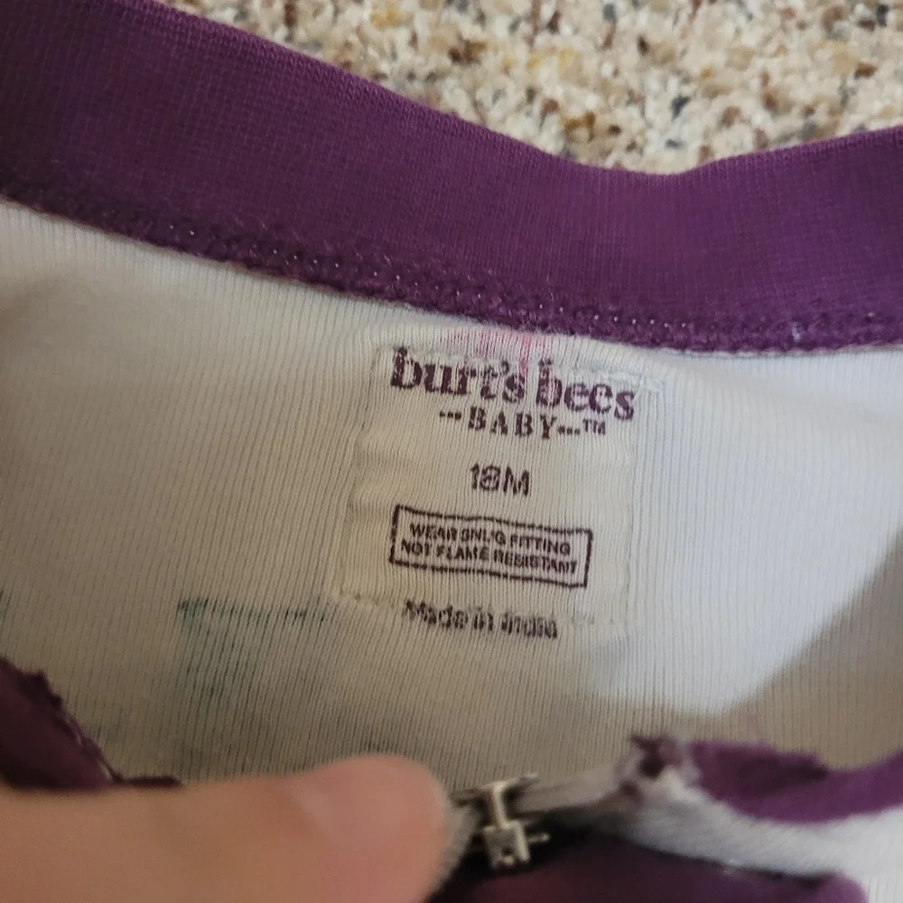 Burt's Bees Baby Dinosouar Snug Fit Pajamas Size 18 Months